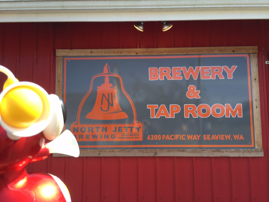 Flip casts his two good eyes (And ye know how rare this is) toward the North Jetty Brewery and Tap Room.