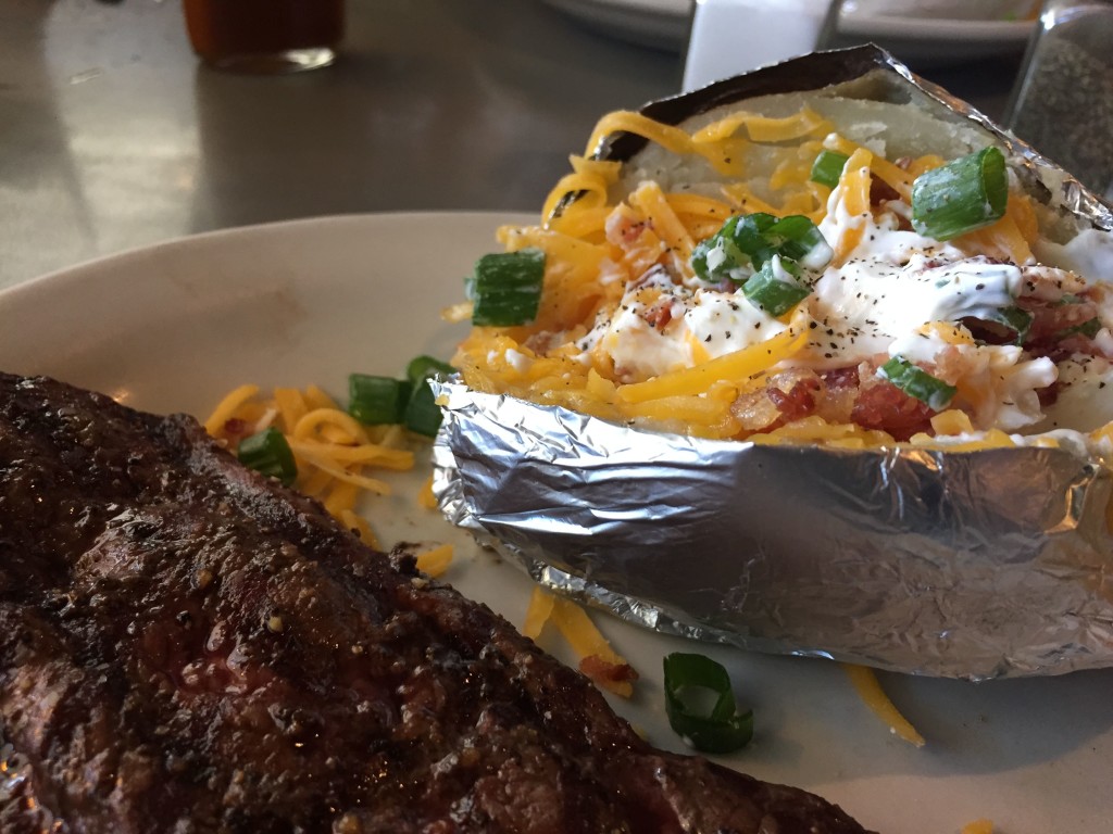 Good steaks, loaded potatoes. Nothing wrong with that in Ellensburg.