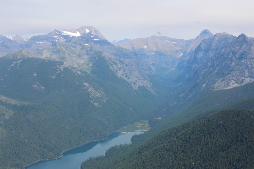 Glacier National Park by helicopter.